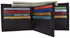 Men's RFID Blocking Premium Leather Bifold Multi-Card Compact Center Flip Wallet by Swiss Marshall RFID510052